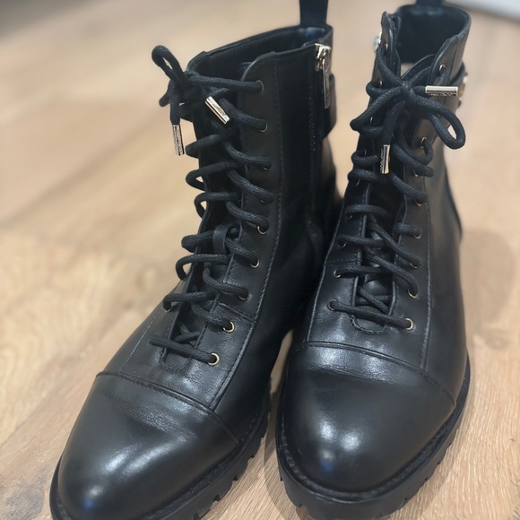 Jimmy Choo Cayo Leather Boot, Black - Picture 6 of 9